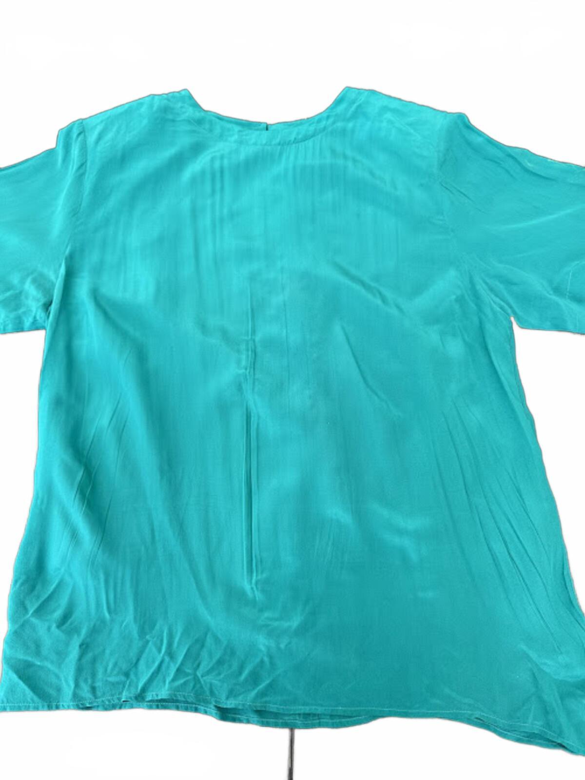 Spenser Jeremy Silk Blouse Teal L