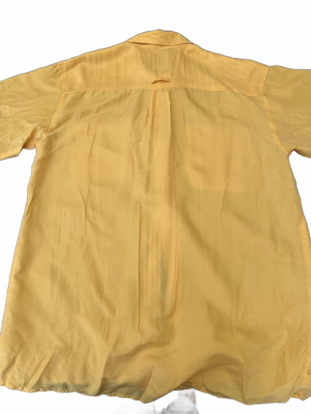 Reputation Silk Yellow Shirt Mens M
