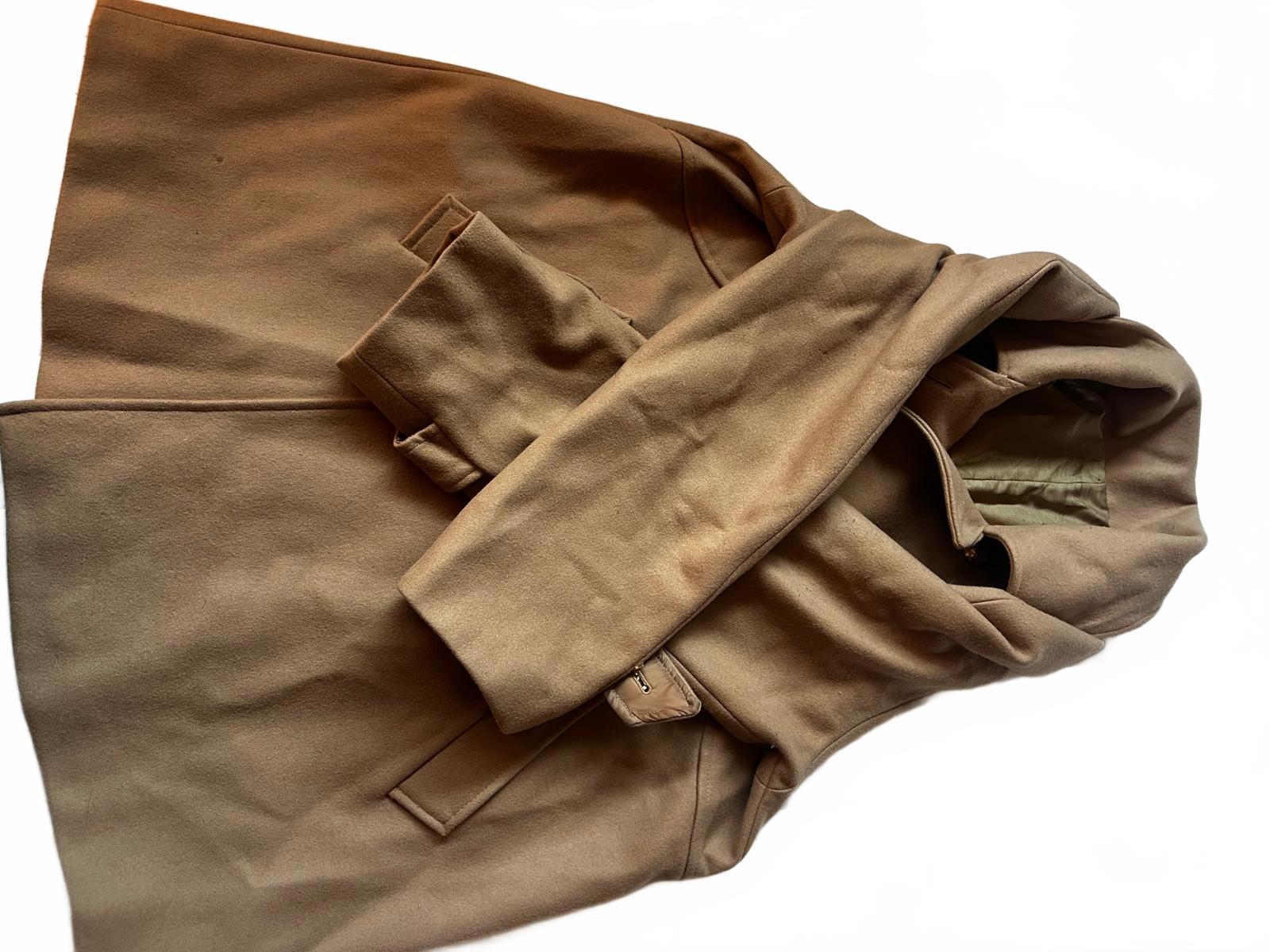 Vintage Women’s Camel Wool Double Breasted Coat L