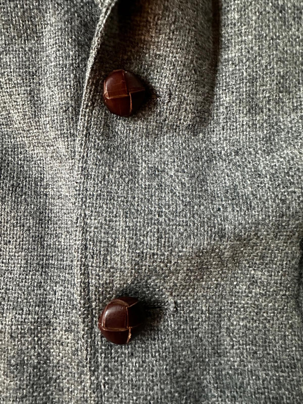 Vintage Rams Head Grodins Gray Wool Blazer 40R