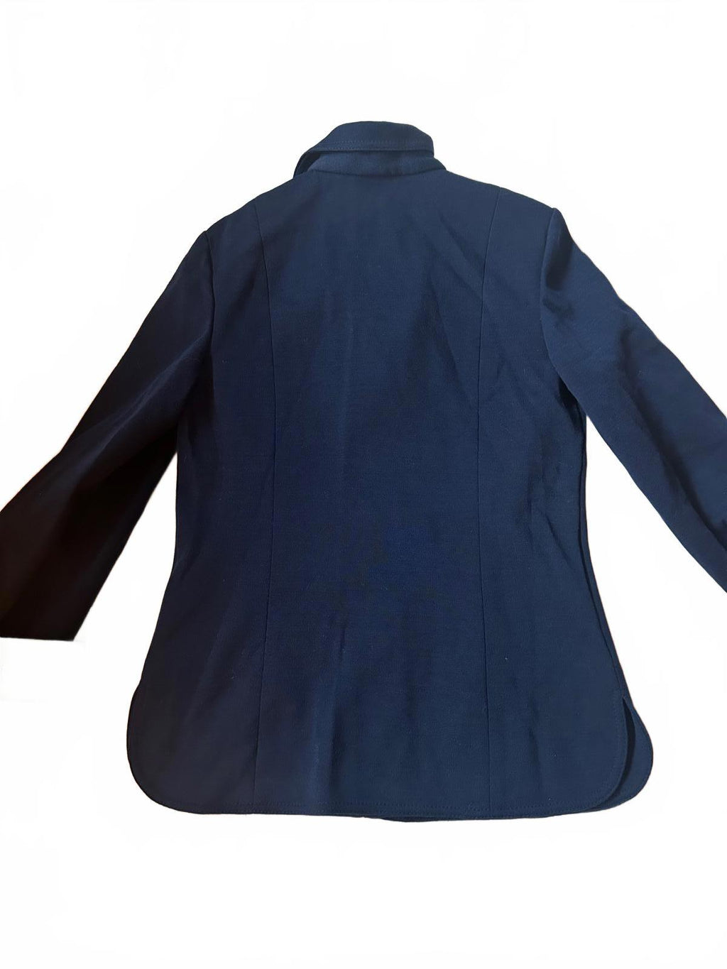 Vintage Butte Knit Navy Belted Jacket Deadstock Size 10