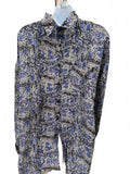 Vintage Subco Silk Abstract Shirt Large