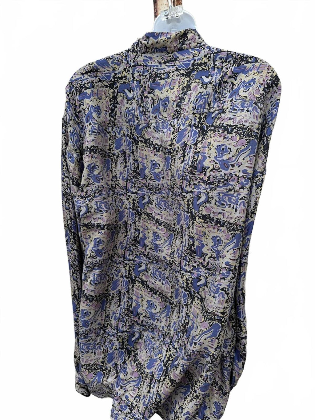 Vintage Subco Silk Abstract Shirt Large