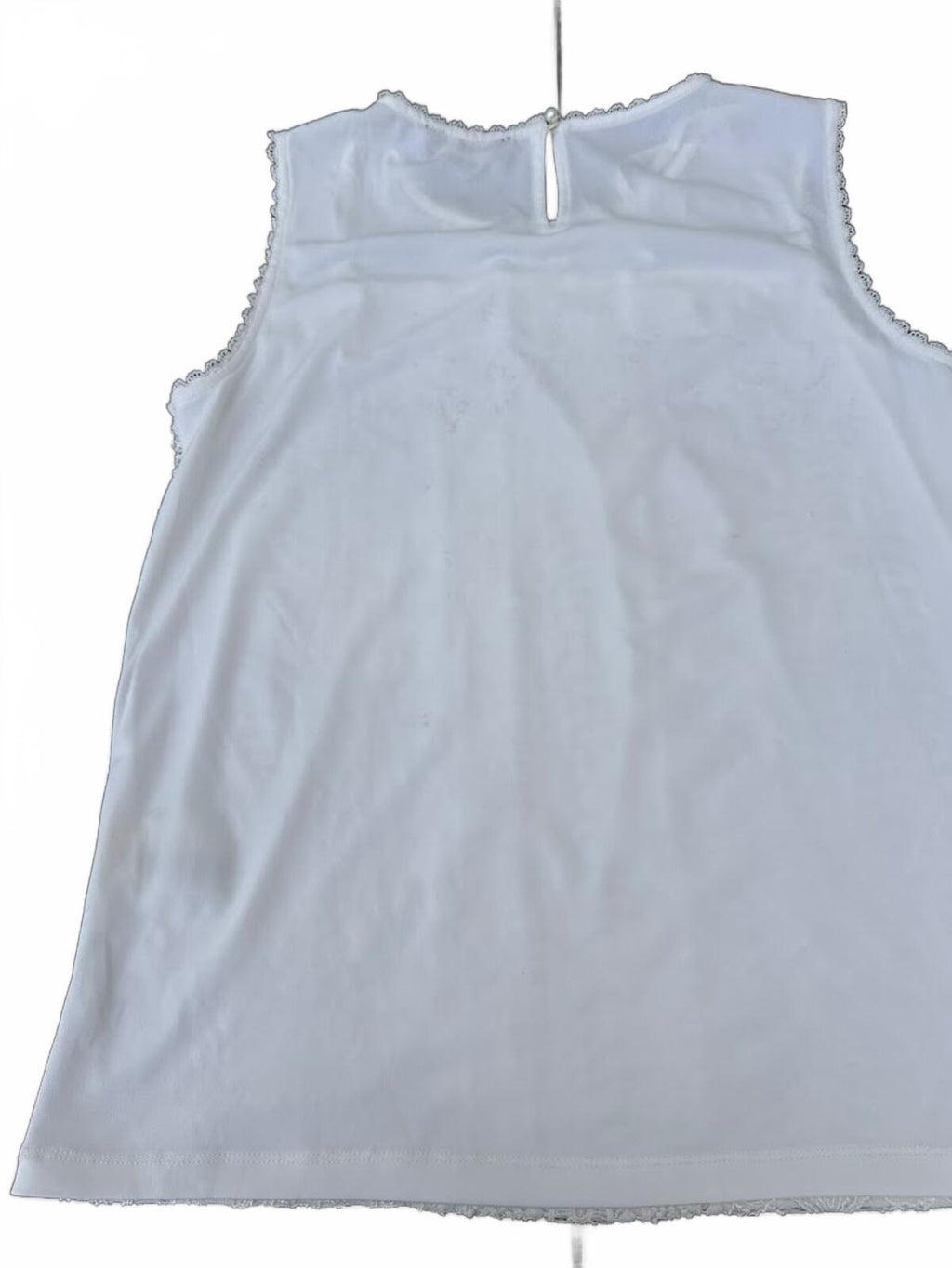 Karl Lagerfeld Lace Front Sleeveless Top S