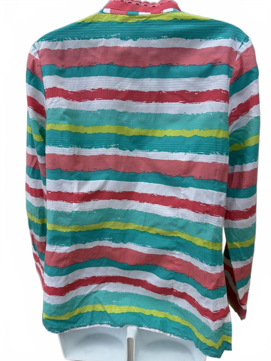 Vineyard Vines Stripe Tunic Top Silk Blend S