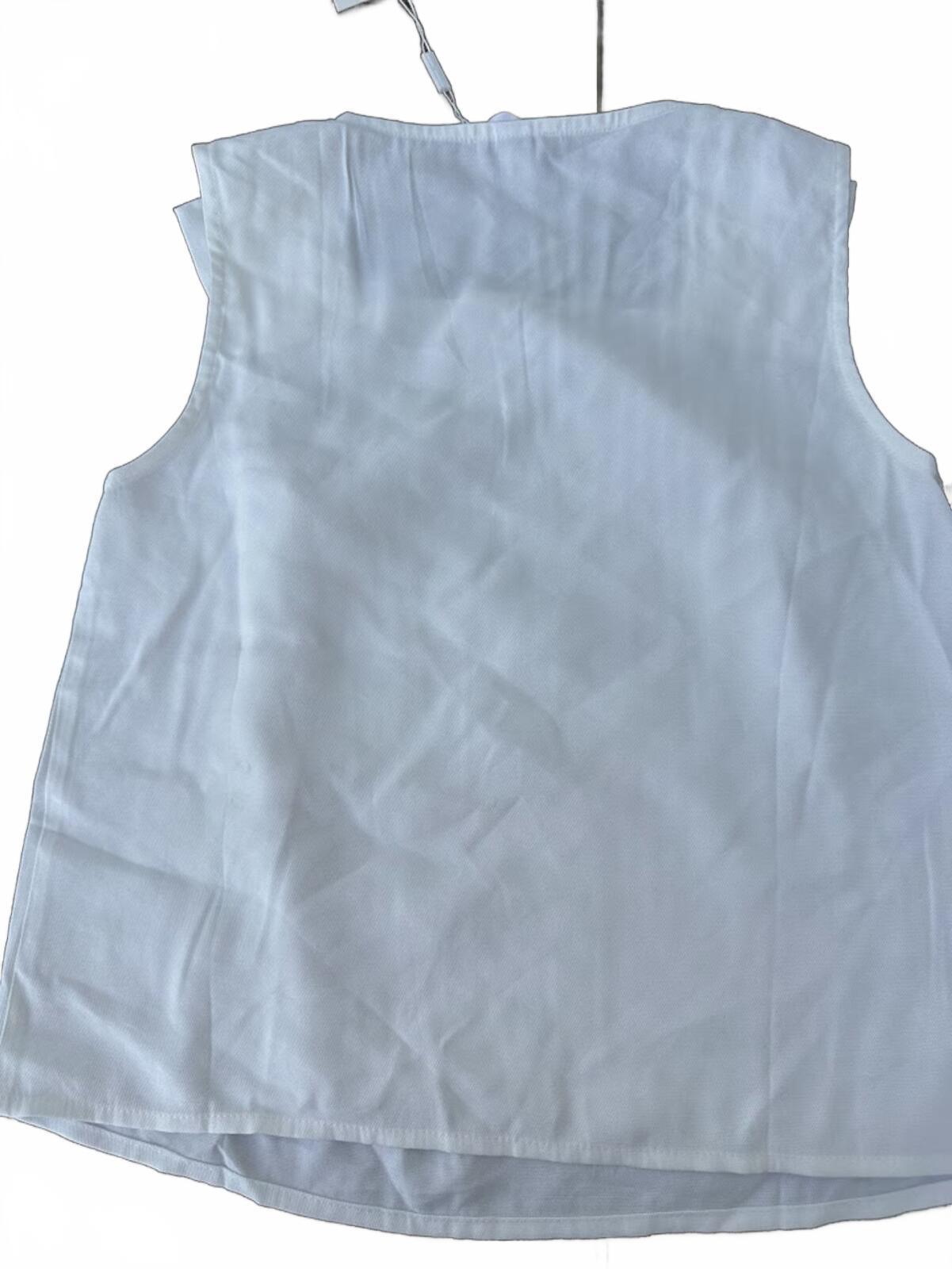Hunt Runway Bandits White Linen Crop Top