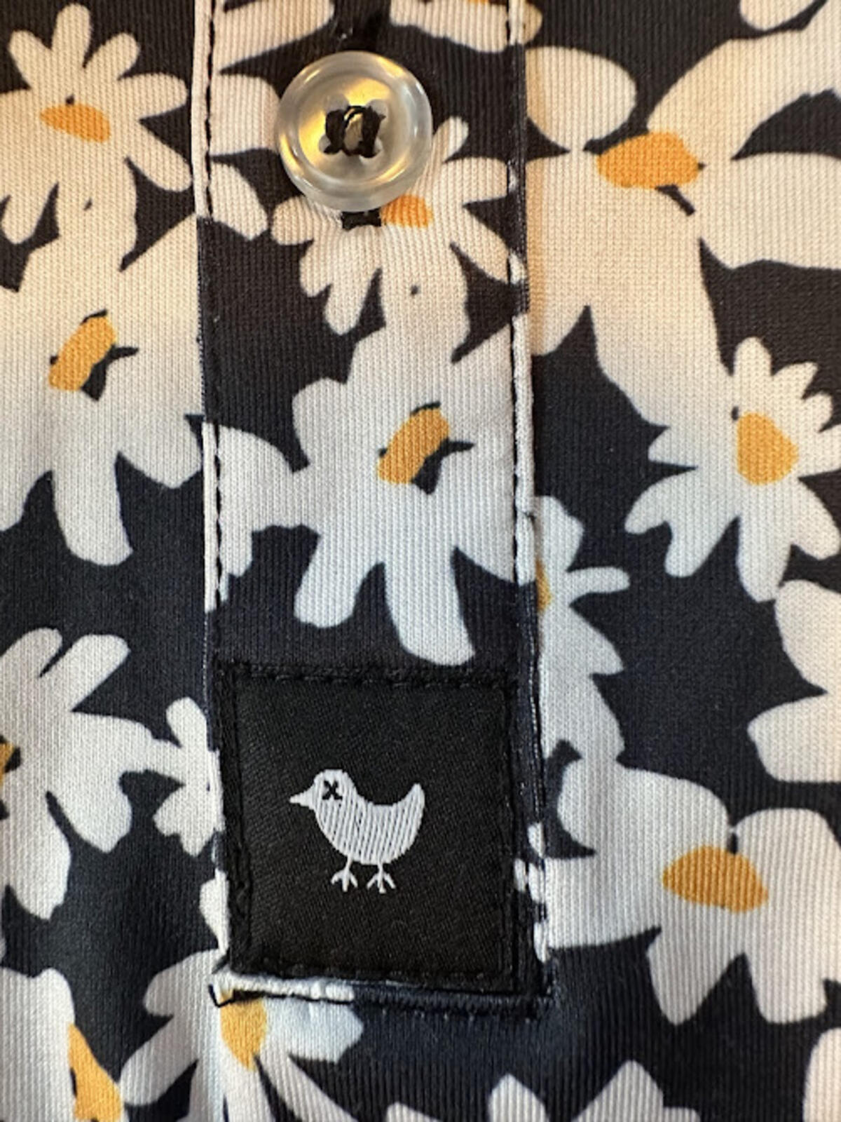 Bad Birdie Daisy Party Golf Polo XL NWT
