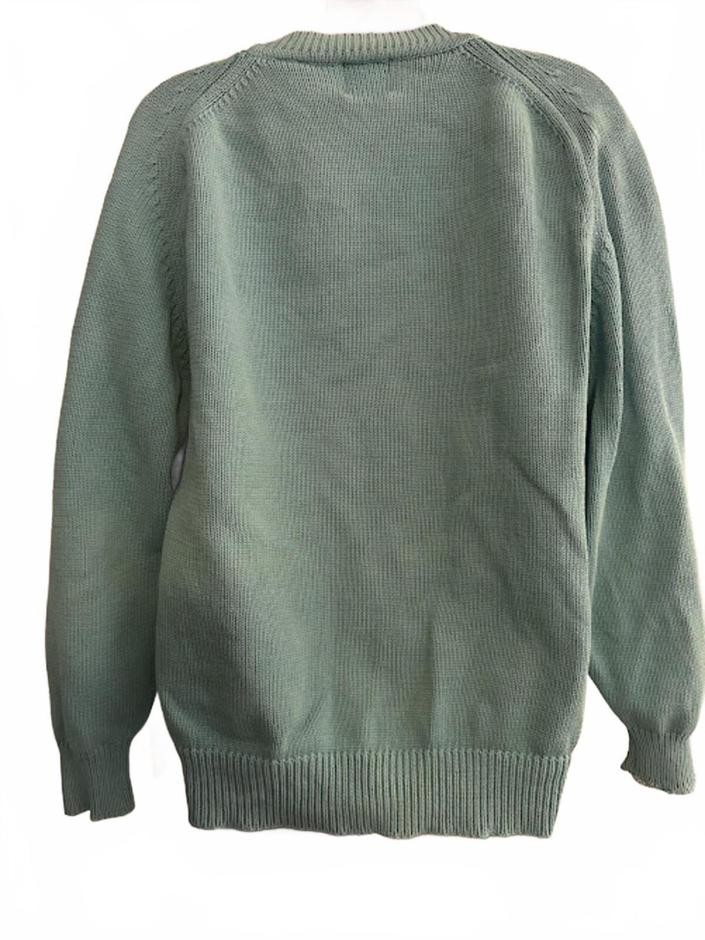 GAP Teal Cotton Cardigan Sweater M