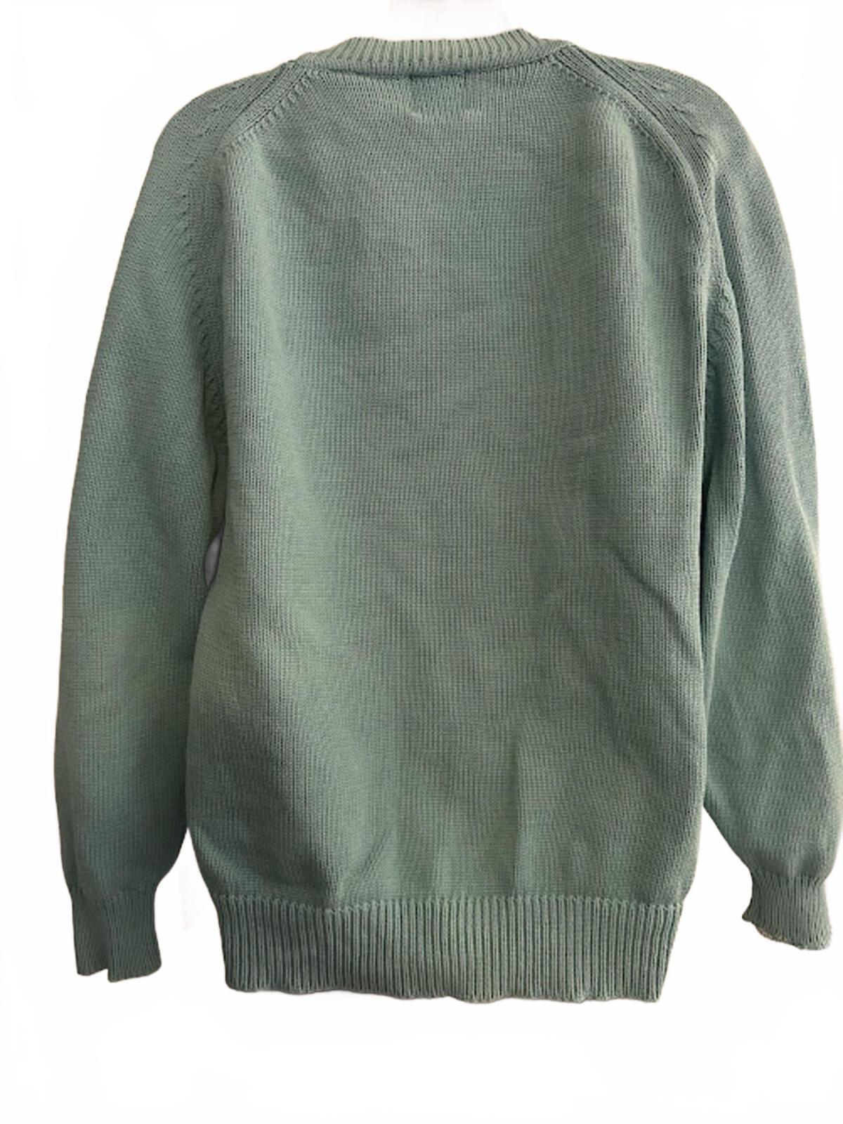 GAP Teal Cotton Cardigan Sweater M