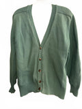 GAP Teal Cotton Cardigan Sweater M