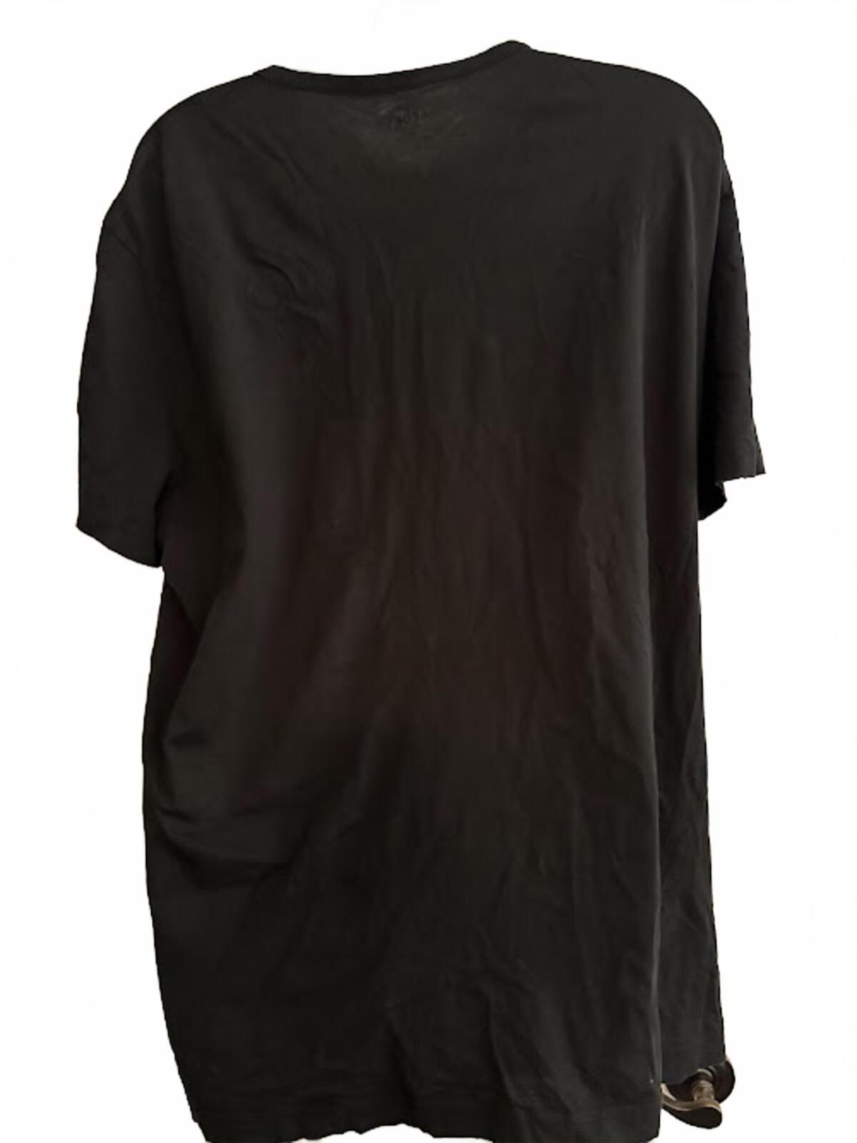 Lacoste Black Henley Tee Pima Cotton Size 8