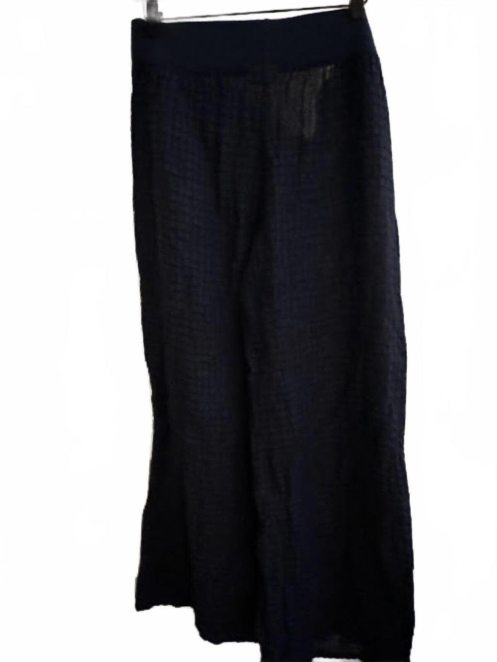 Linnea USA Navy Linen Blend Wide Leg Pants S