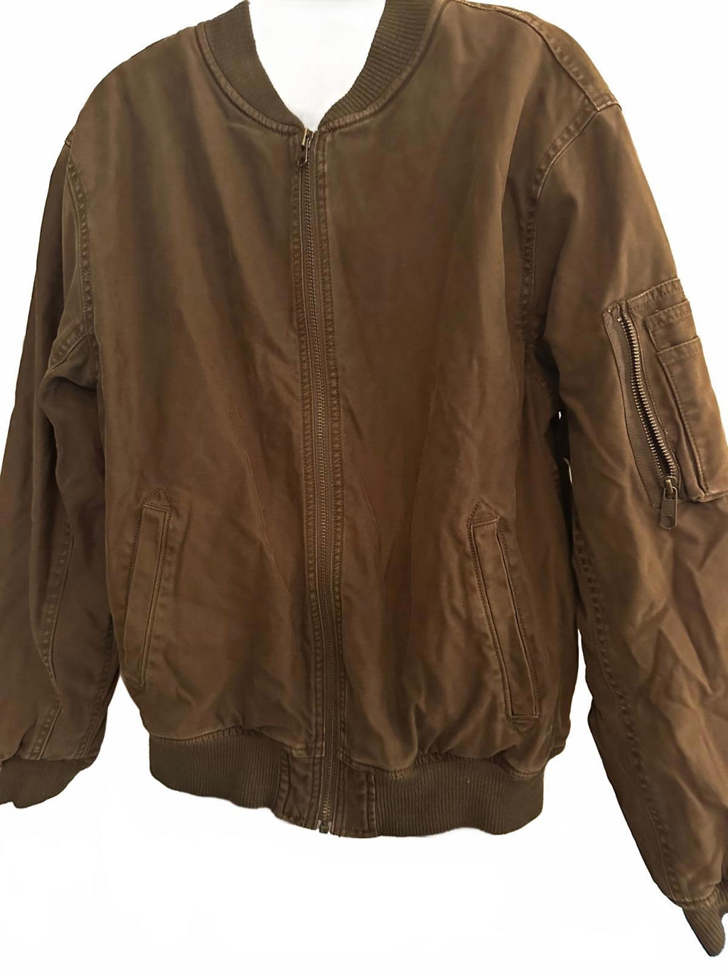 Old Navy Brown Bomber Jacket Men’s  Medium
