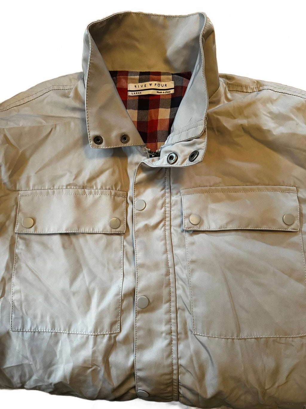Five Four Plaid Lined Field Jacket Men’s Large