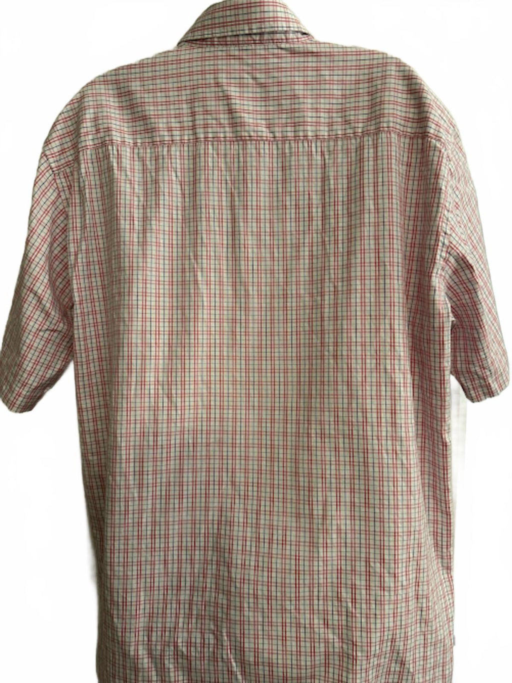 Christian Berg Plaid Short Sleeve Shirt L