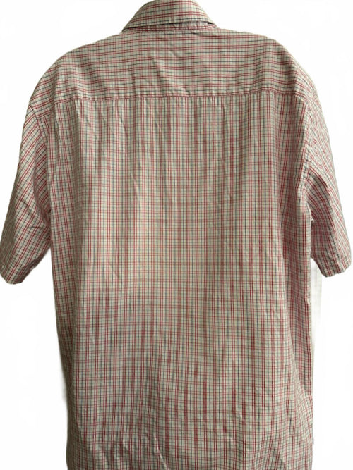 Christian Berg Plaid Short Sleeve Shirt L