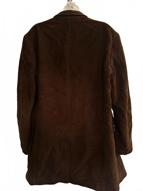 Banana Republic Brown Moleskin Cotton Coat Men’s L