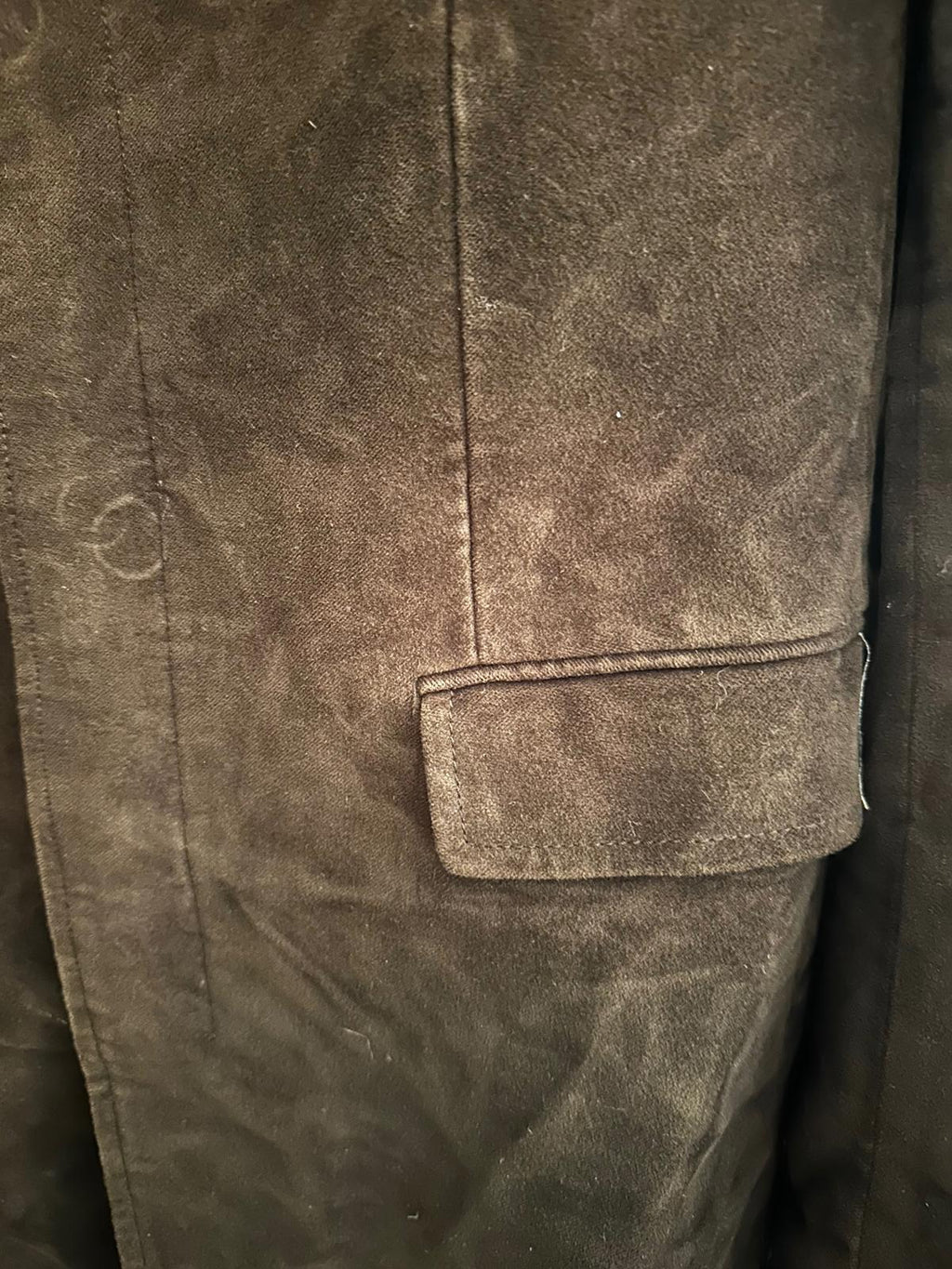 Banana Republic Brown Moleskin Cotton Coat Men’s L