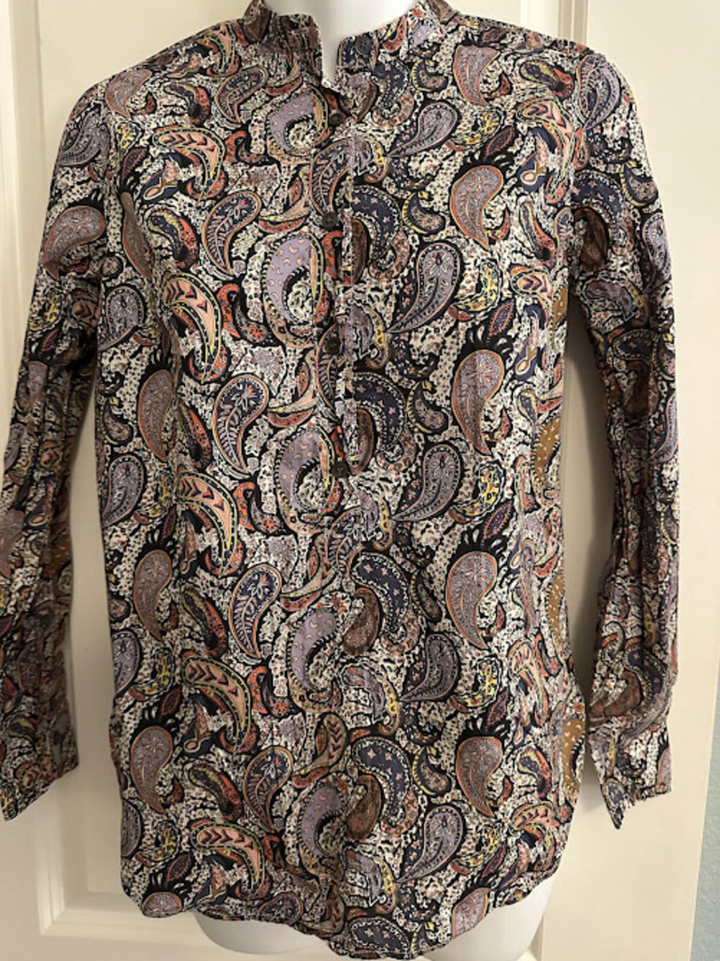 J.Crew Liberty Paisley Shirt Cotton OO
