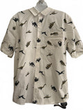 Abound Dinosaur Print Button Shirt Cotton L