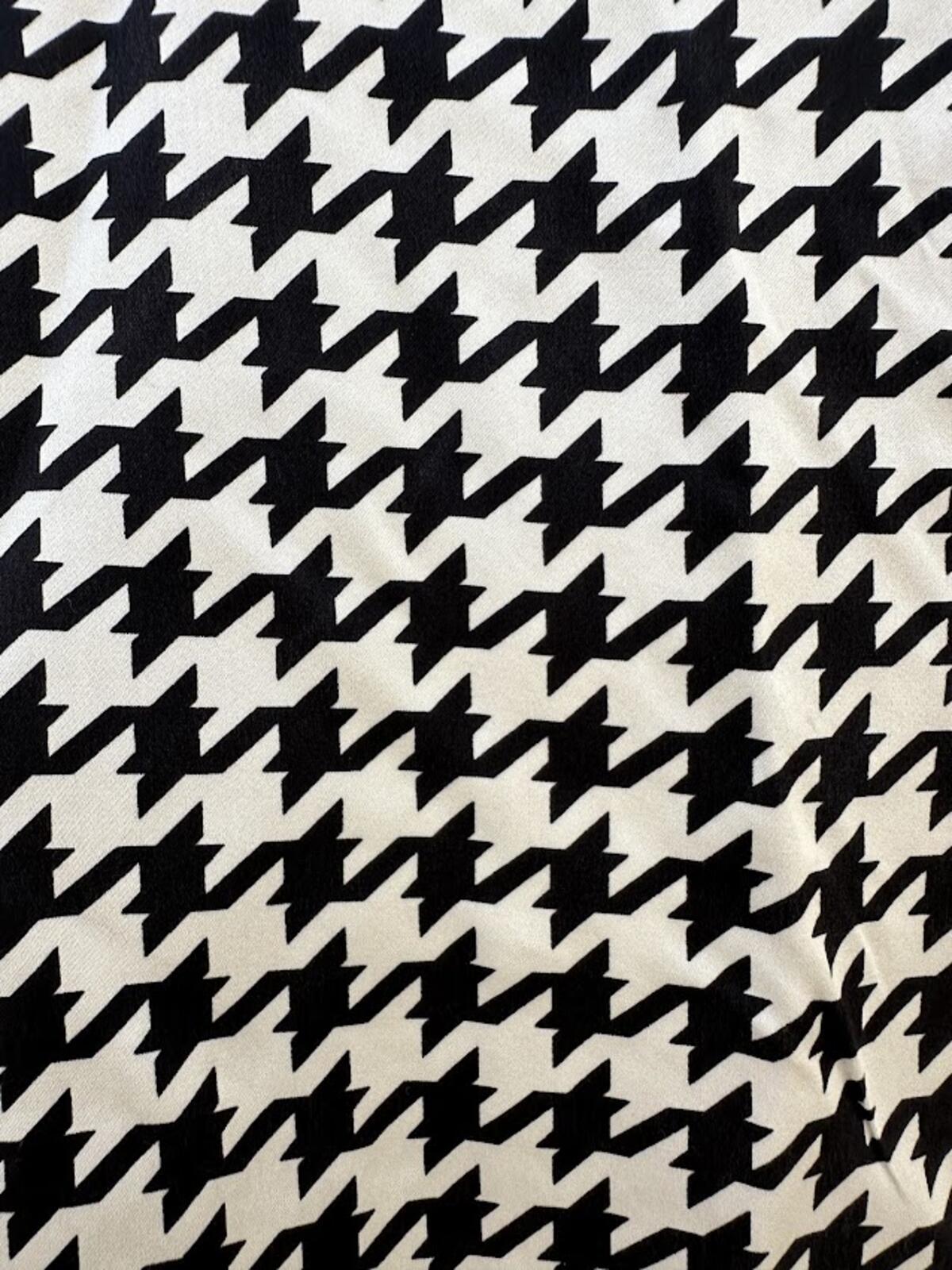 Pendleton Silk Houndstooth Blouse Sz 8