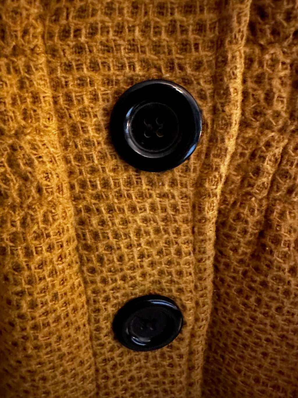 Steve Madden Mustard Hooded Textured Cape/Jacket