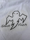 Vintage Ghost Flash Tee V-Neck USA Medium Single Stitch