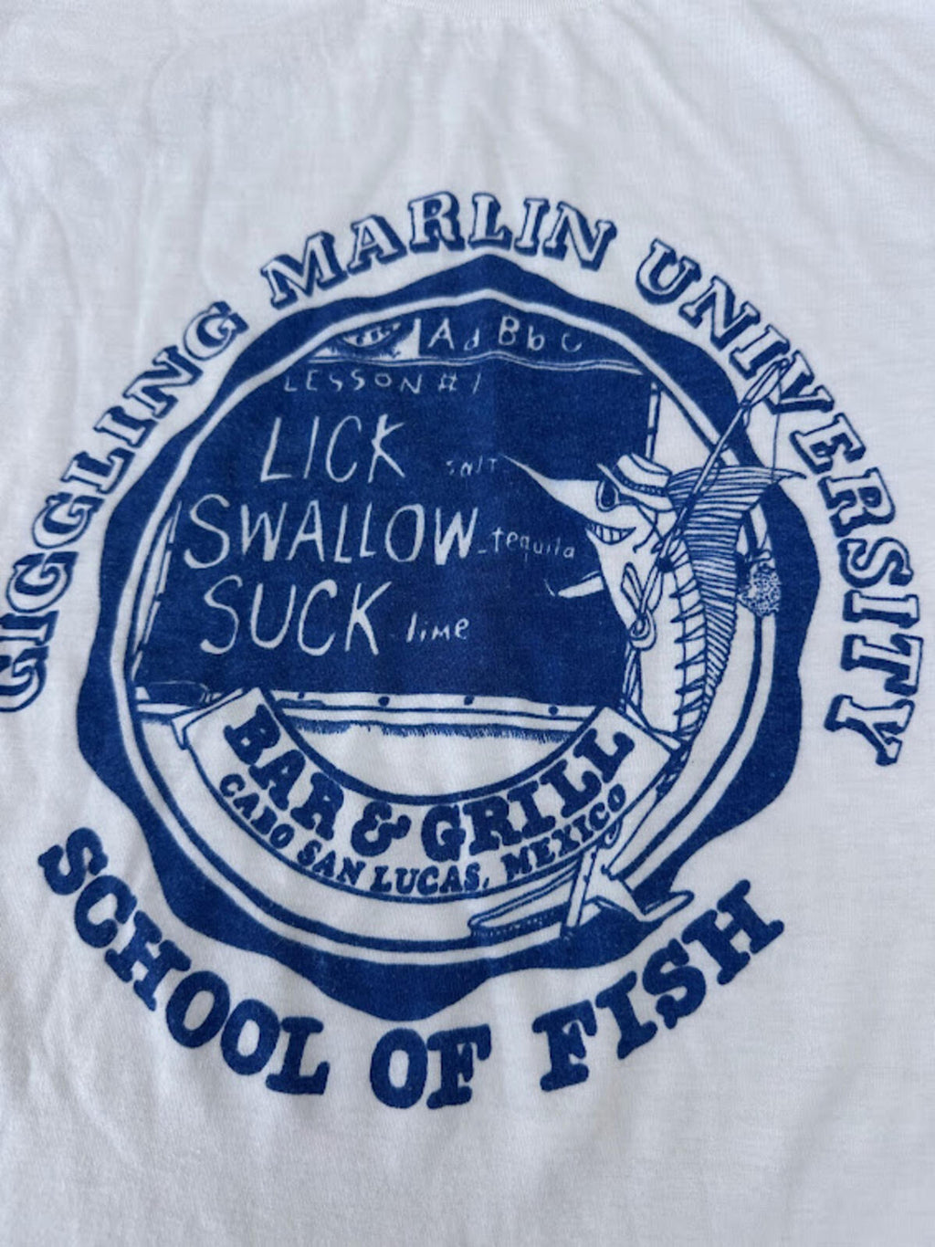 Vintage Marlin University Cabo Tee Single Stitch
