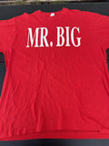 Vintage MR BIG Single Stitch Tee XXL Red 90s