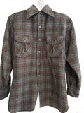 Vintage Pendleton Youth XL Wool Plaid Shirt USA