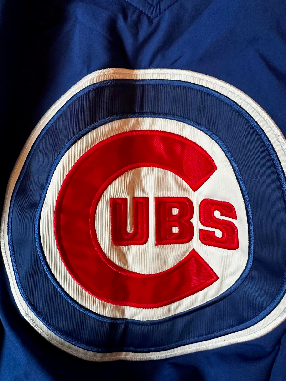 Vintage Nike Chicago Cubs Pullover Jacket Blue M