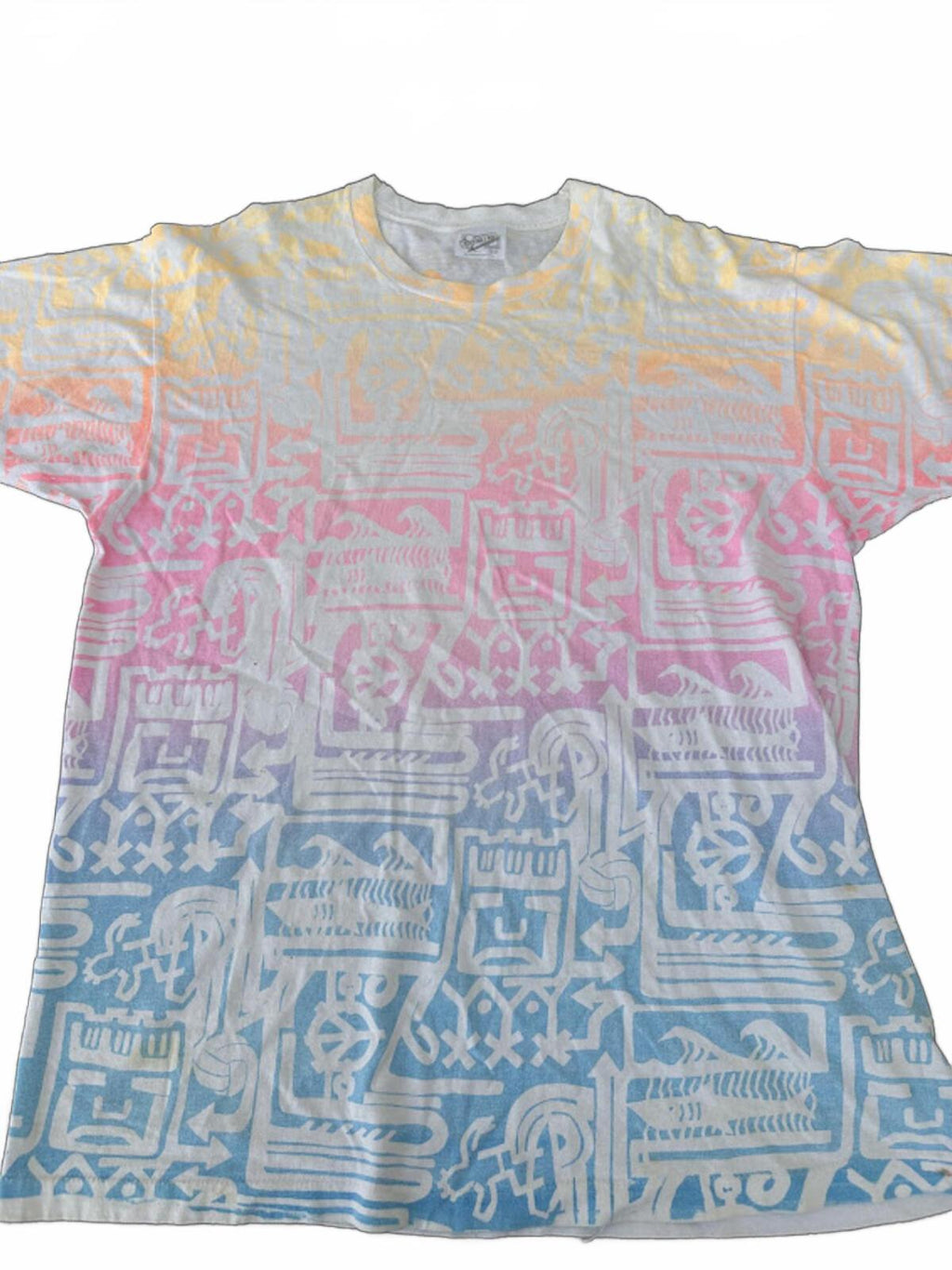 Vintage Oasis AOP Tee Single Stitch One Size