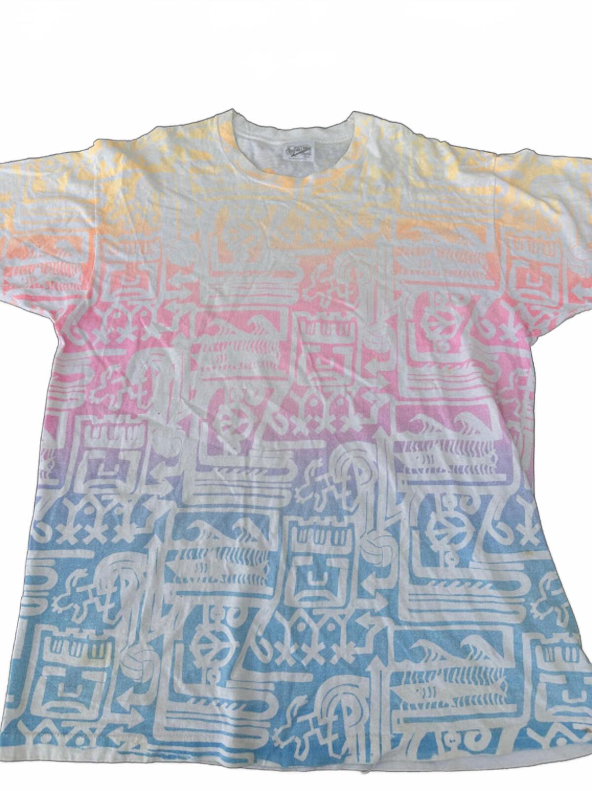 Vintage Oasis AOP Tee Single Stitch One Size