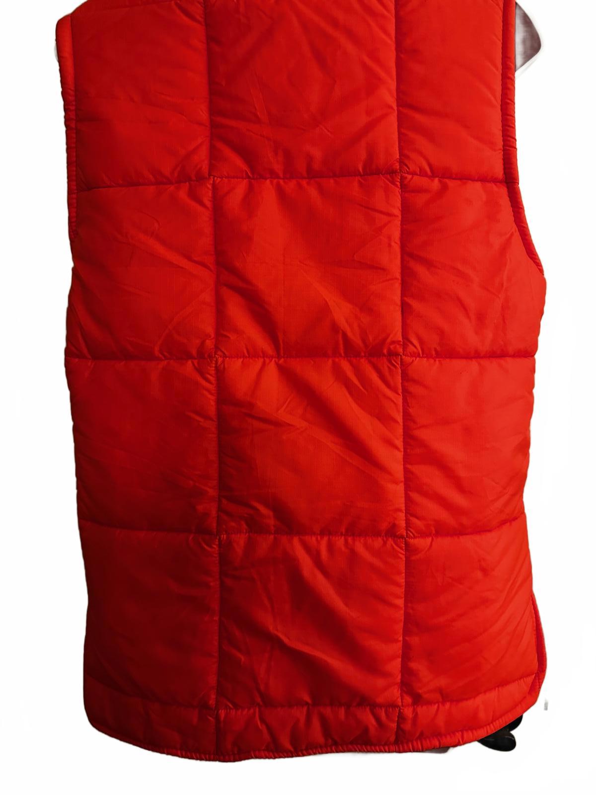 Vintage ZeroWear Quilted Blaze Orange Vest USA Small