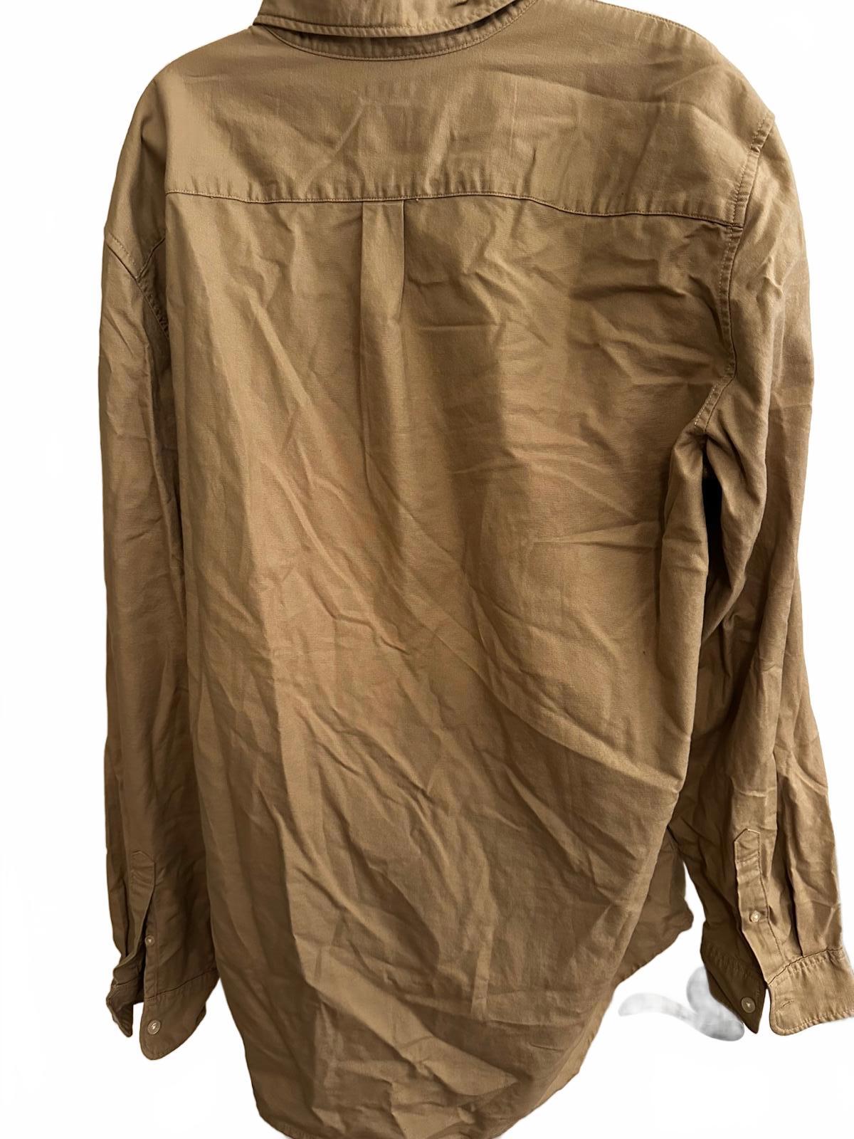 GAP Khaki Shirt Jacket Overshirt XL NWT Stretch