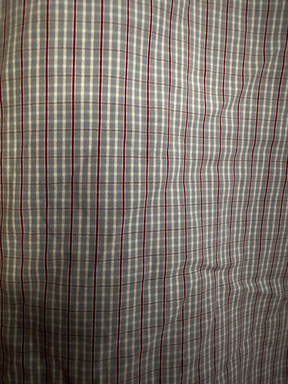 Thomas Pink French Cuff Dress Shirt Blue Check Large