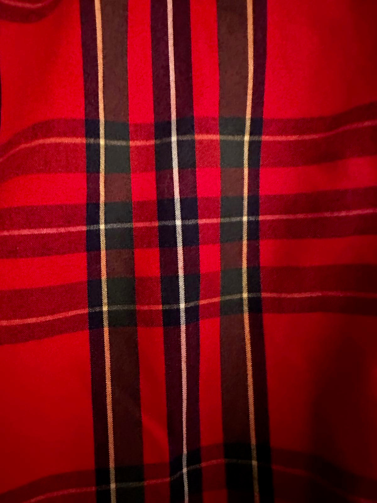Polo Ralph Lauren red tartan fleece-lined jacket S