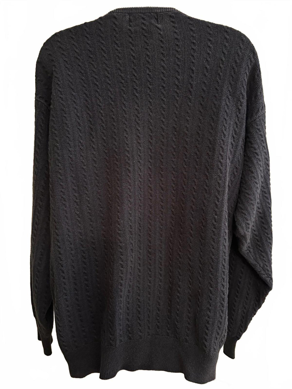 Pendleton USA 100% cottong Cable Knit Sweater Navy