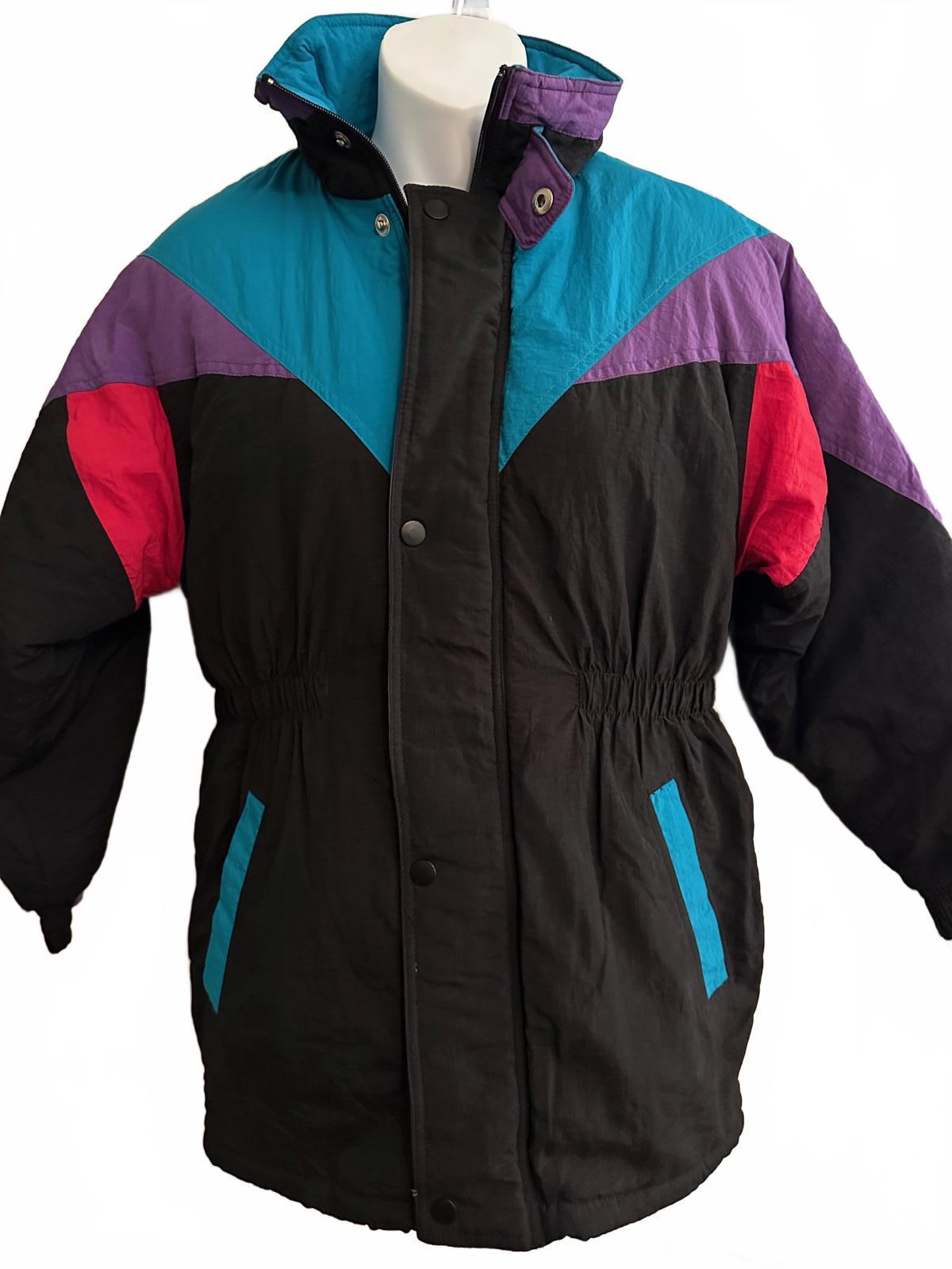 Vintage 90s Casual Time Youth Ski Jacket Size 14