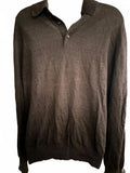 Neiman Marcus Silk Cashmere Button Neck Sweater M