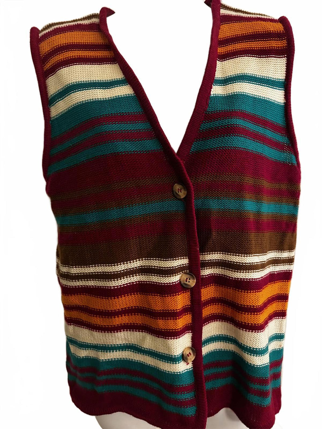 Vintage NYCO Southwestern Knit Vest Made in USA