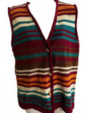 Vintage NYCO Southwestern Knit Vest Made in USA
