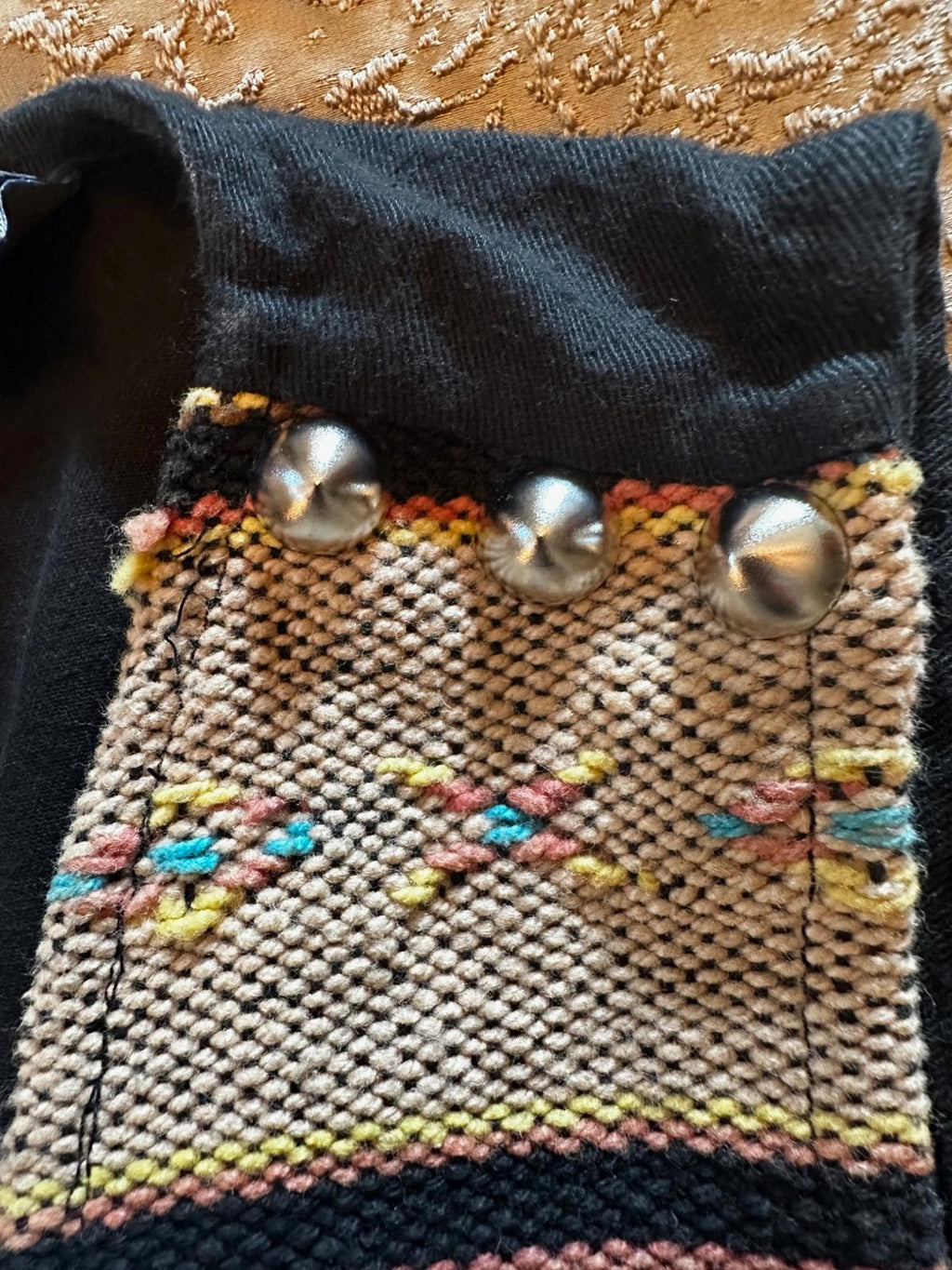 Jane Ashley Petite Southwestern Tapestry Vest