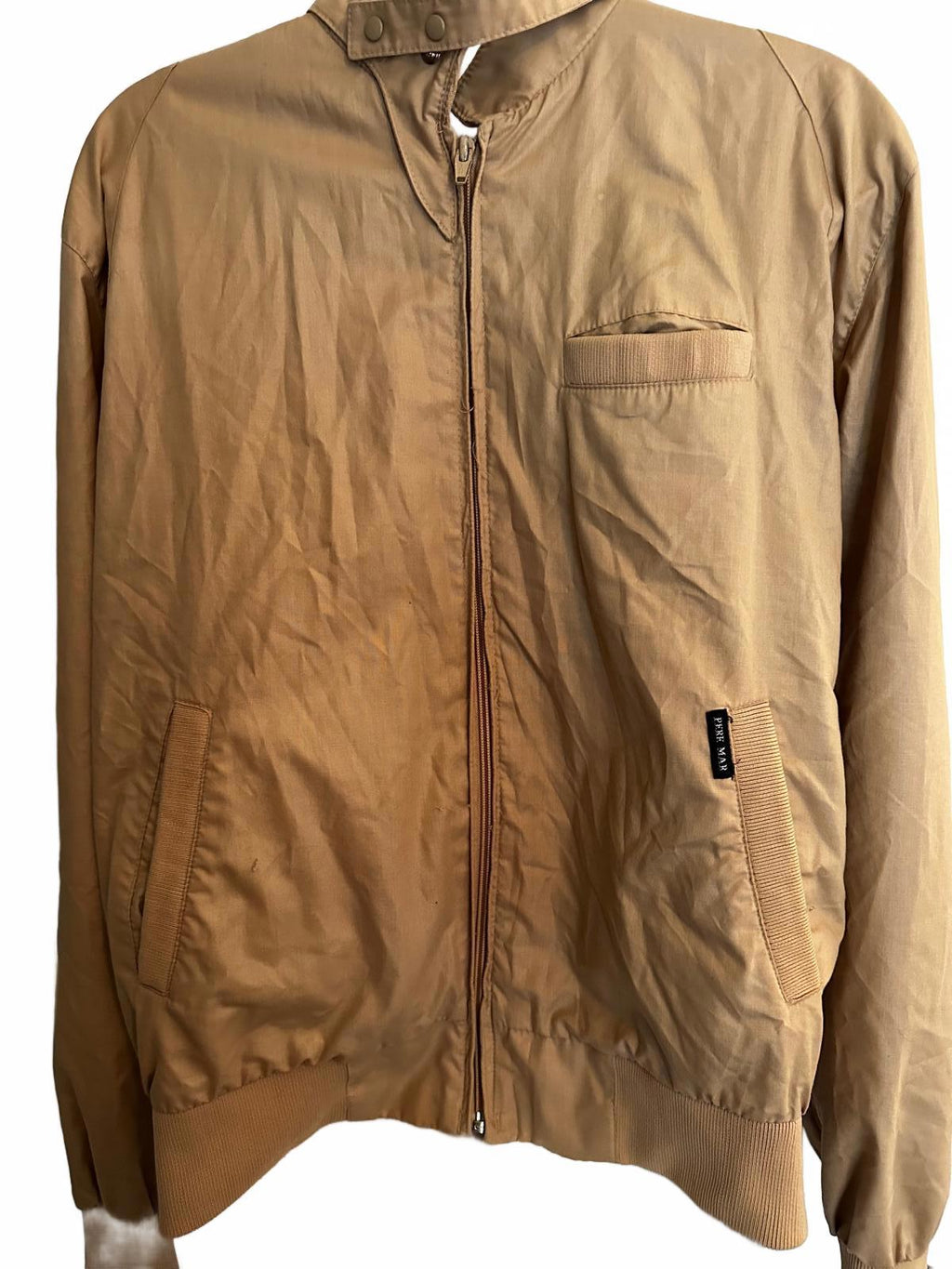 Pere Mar Tan Bomber Jacket Made in Korea Size L