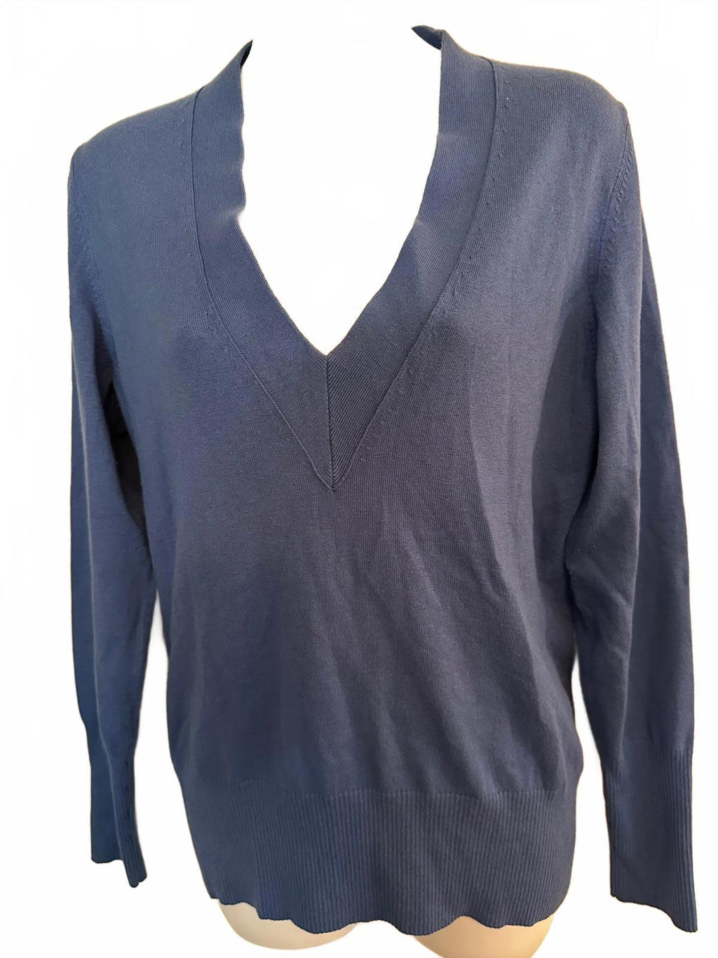 Banana Republic Silk Cotton Cashmere V-Neck Sweater M