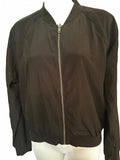 Women’s Reversible Bomber Jacket Black Floral Print