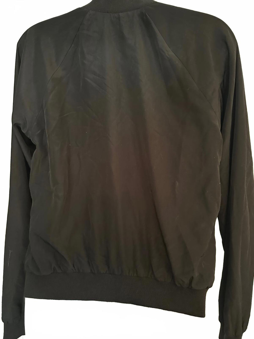 Women’s Reversible Bomber Jacket Black Floral Print