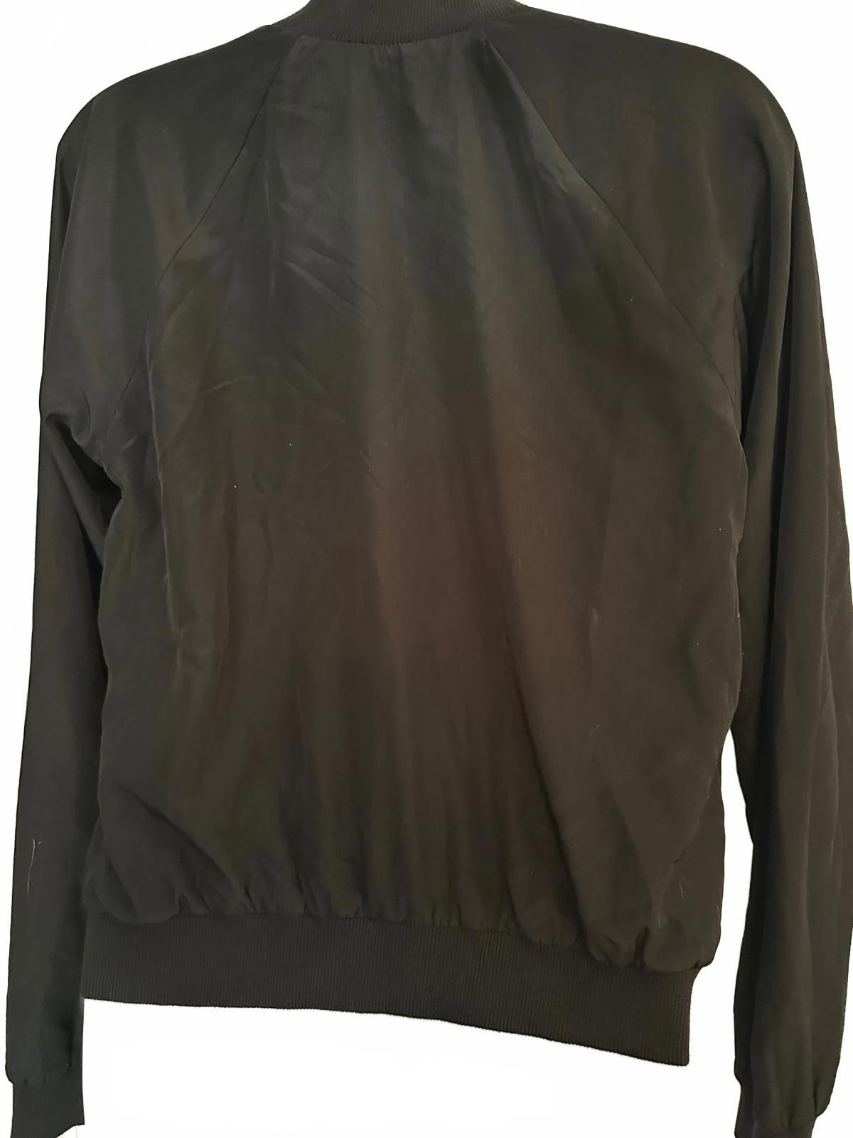 Women’s Reversible Bomber Jacket Black Floral Print