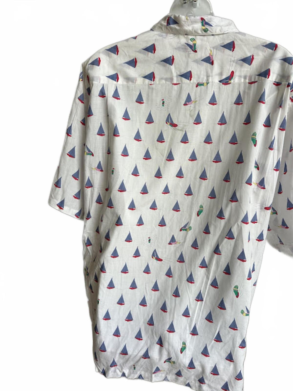 Reyn Spooner Sailboat Hawaiian Shirt L