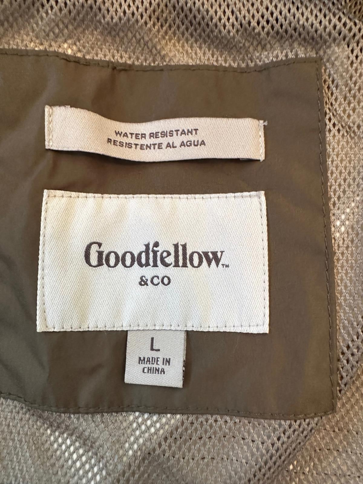 Goodfellow & Co Men’s Water-Resistant Olive Coat L